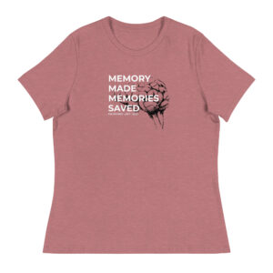 Memory Made Memories Saved - Sketch - Women's Relaxed T-Shirt