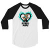 Fondo Pups – Unisex 3/4 Sleeve Shirt - Image 2