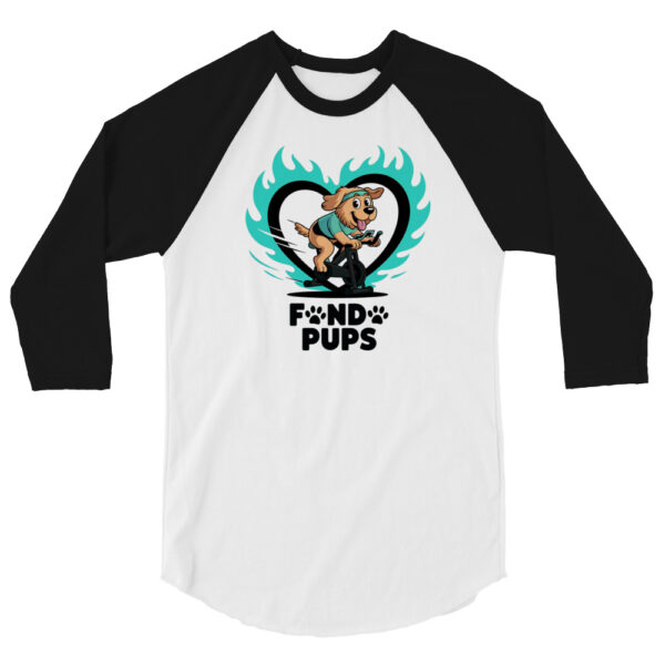 Fondo Pups – Unisex 3/4 Sleeve Shirt - Image 2