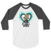 Fondo Pups – Unisex 3/4 Sleeve Shirt - Image 5