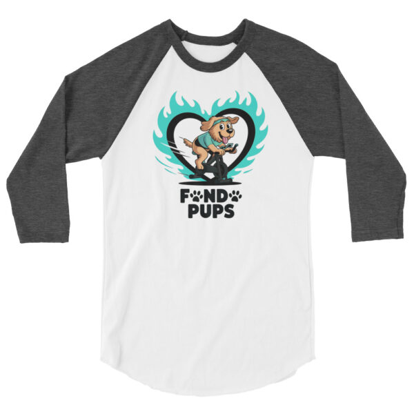 Fondo Pups – Unisex 3/4 Sleeve Shirt - Image 5