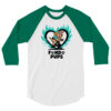 Fondo Pups – Unisex 3/4 Sleeve Shirt - Image 6