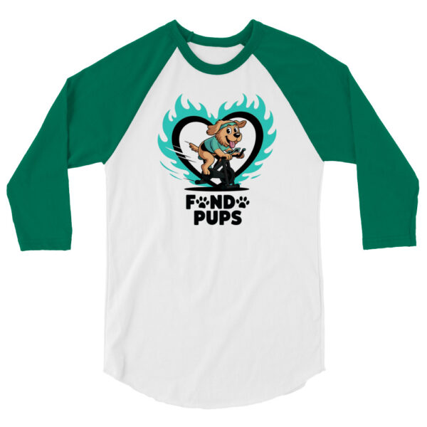 Fondo Pups – Unisex 3/4 Sleeve Shirt - Image 6