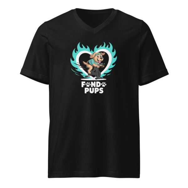 Fondo Pups – Short Sleeve V-neck T-shirt