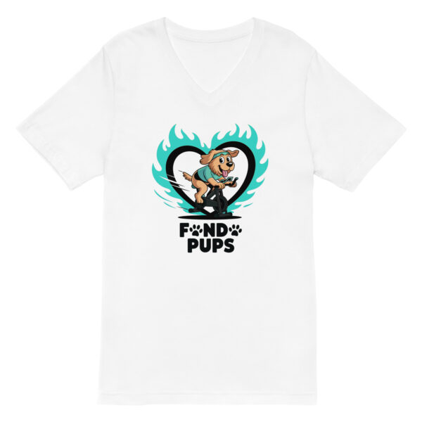 Fondo Pups – Short Sleeve V-neck T-shirt