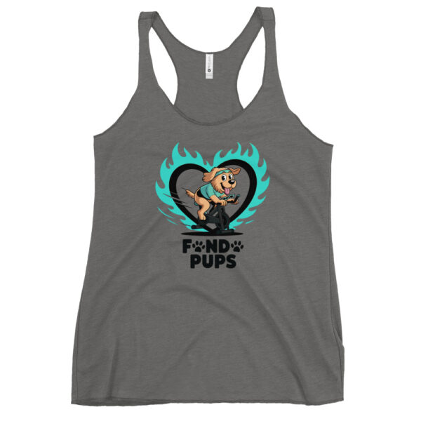 Fondo Pups – Women’s Racerback Tank - Image 3