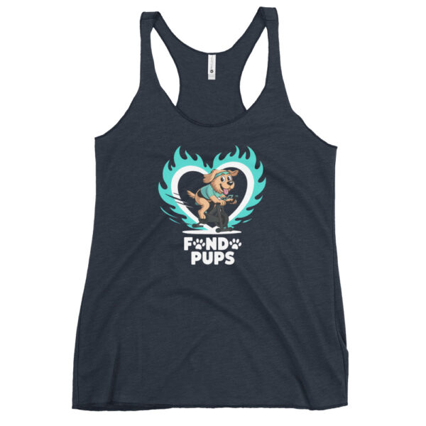 Fondo Pups – Women’s Racerback Tank - Image 3