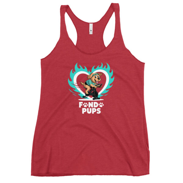 Fondo Pups – Women’s Racerback Tank - Image 7